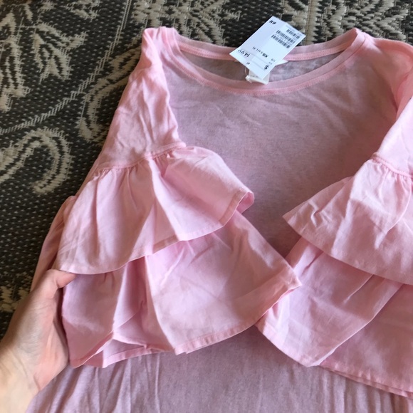 Bell Sleeves Pink Top - Picture 3 of 3